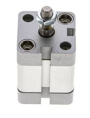 ISO 21287 Compacte Dubbelwerkende Cilinder 25-15mm - Magnetisch - Mannelijke Stang