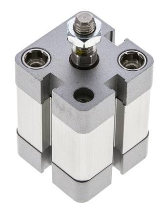 ISO 21287 Compacte Dubbelwerkende Cilinder 25-15mm - Magnetisch - Mannelijke Stang