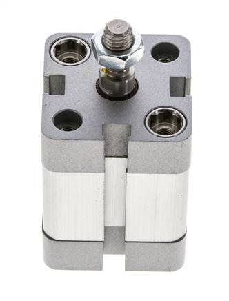ISO 21287 Compacte Dubbelwerkende Cilinder 25-15mm - Magnetisch - Mannelijke Stang