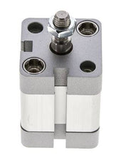 ISO 21287 Compacte Dubbelwerkende Cilinder 25-15mm - Magnetisch - Mannelijke Stang