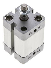 ISO 21287 Compacte Dubbelwerkende Cilinder 25-20mm - Magnetisch - Mannelijke Stang