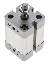 ISO 21287 Compacte Dubbelwerkende Cilinder 25-20mm - Magnetisch - Mannelijke Stang