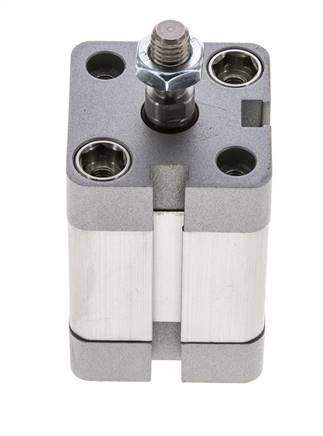 ISO 21287 Compacte Dubbelwerkende Cilinder 25-20mm - Magnetisch - Mannelijke Stang
