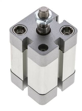 ISO 21287 Compacte Dubbelwerkende Cilinder 25-20mm - Magnetisch - Mannelijke Stang