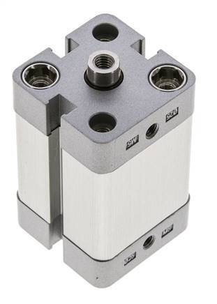 ISO 21287 Compacte Dubbelwerkende Cilinder 25-25mm - Magnetisch
