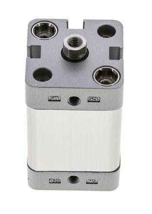 ISO 21287 Compacte Dubbelwerkende Cilinder 25-25mm - Magnetisch