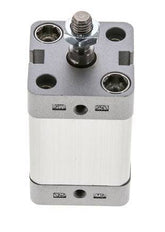 ISO 21287 Compacte Dubbelwerkende Cilinder 25-25mm - Magnetisch - Mannelijke Stang