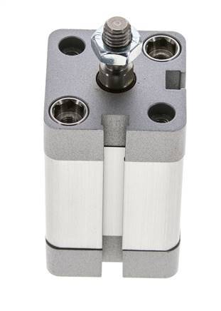ISO 21287 Compacte Dubbelwerkende Cilinder 25-25mm - Magnetisch - Mannelijke Stang