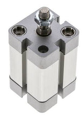 ISO 21287 Compacte Dubbelwerkende Cilinder 25-25mm - Magnetisch - Mannelijke Stang