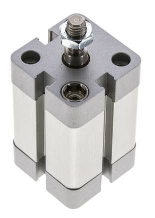 ISO 21287 Compacte Dubbelwerkende Cilinder 25-25mm - Magnetisch - Mannelijke Stang