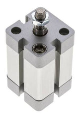 ISO 21287 Compacte Dubbelwerkende Cilinder 25-25mm - Magnetisch - Mannelijke Stang
