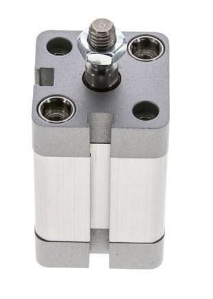 ISO 21287 Compacte Dubbelwerkende Cilinder 25-25mm - Magnetisch - Mannelijke Stang