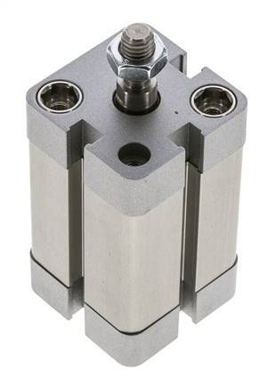 ISO 21287 Compacte Dubbelwerkende Cilinder 25-30mm - Magnetisch - Mannelijke Stang