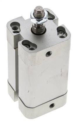 ISO 21287 Compacte Dubbelwerkende Cilinder 25-37mm - Magnetisch - Mannelijke Stang