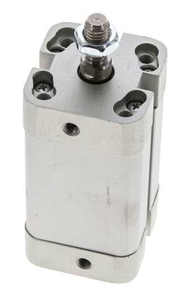 ISO 21287 Compacte Dubbelwerkende Cilinder 25-37mm - Magnetisch - Mannelijke Stang