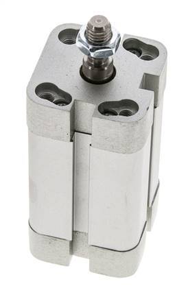 ISO 21287 Compacte Dubbelwerkende Cilinder 25-37mm - Magnetisch - Mannelijke Stang