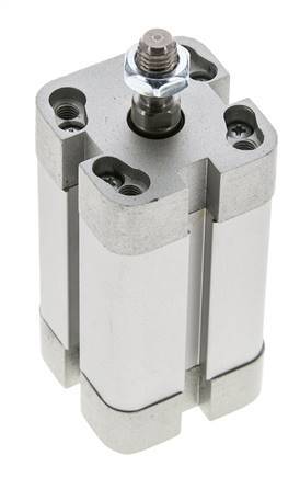 ISO 21287 Compacte Dubbelwerkende Cilinder 25-37mm - Magnetisch - Mannelijke Stang