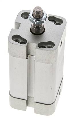 ISO 21287 Compacte Dubbelwerkende Cilinder 25-37mm - Magnetisch - Mannelijke Stang