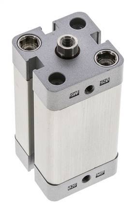 ISO 21287 Compacte Dubbelwerkende Cilinder 25-40mm - Magnetisch