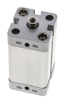 ISO 21287 Compacte Dubbelwerkende Cilinder 25-40mm - Magnetisch