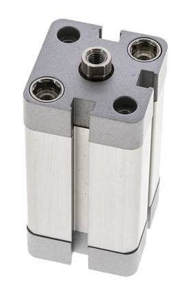 ISO 21287 Compacte Dubbelwerkende Cilinder 25-40mm - Magnetisch