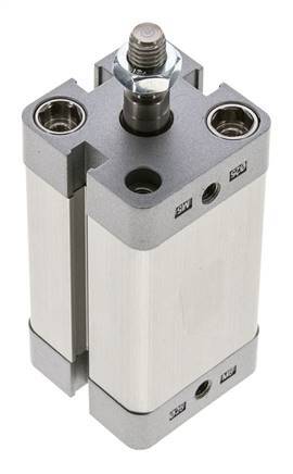 ISO 21287 Compacte Dubbelwerkende Cilinder 25-40mm - Magnetisch - Mannelijke Stang