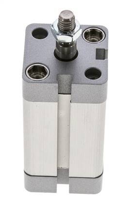 ISO 21287 Compacte Dubbelwerkende Cilinder 25-40mm - Magnetisch - Mannelijke Stang
