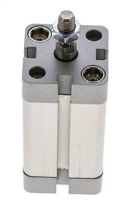 ISO 21287 Compacte Dubbelwerkende Cilinder 25-40mm - Magnetisch - Mannelijke Stang
