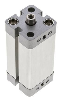 ISO 21287 Compacte Dubbelwerkende Cilinder 25-50mm - Magnetisch