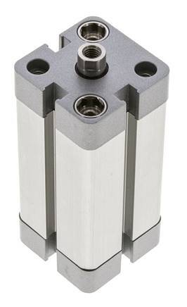 ISO 21287 Compacte Dubbelwerkende Cilinder 25-50mm - Magnetisch