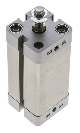 ISO 21287 Compacte Dubbelwerkende Cilinder 25-50mm - Magnetisch - Mannelijke Stang