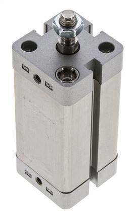 ISO 21287 Compacte Dubbelwerkende Cilinder 25-50mm - Magnetisch - Mannelijke Stang