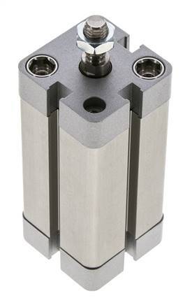 ISO 21287 Compacte Dubbelwerkende Cilinder 25-50mm - Magnetisch - Mannelijke Stang