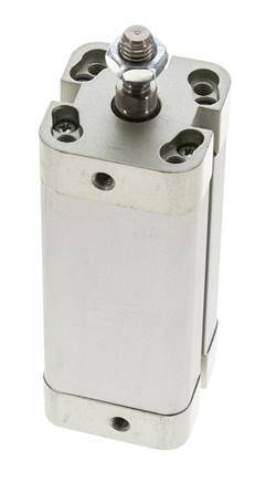 ISO 21287 Compacte Dubbelwerkende Cilinder 25-60mm - Magnetisch - Mannelijke Stang