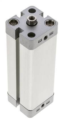 ISO 21287 Compacte Dubbelwerkende Cilinder 25-80mm - Magnetisch