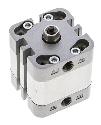 ISO 21287 Compacte Dubbelwerkende Cilinder 32-10mm - Magnetisch