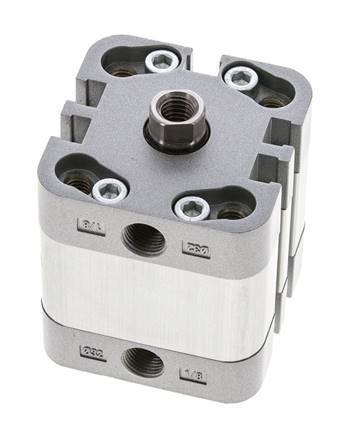 ISO 21287 Compacte Dubbelwerkende Cilinder 32-10mm - Magnetisch