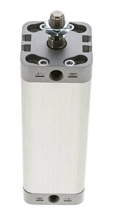 ISO 21287 Compacte Dubbelwerkende Cilinder 32-100mm - Magnetisch - Mannelijke Stang