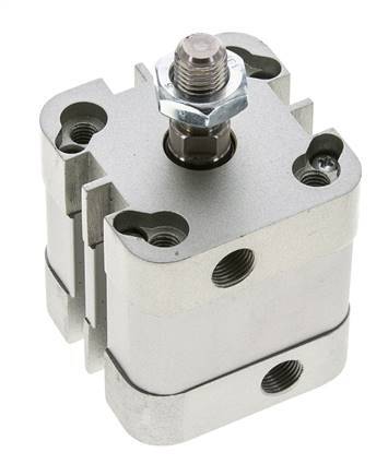ISO 21287 Compacte Dubbelwerkende Cilinder 32-10mm - Magnetisch - Mannelijke Stang