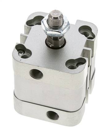 ISO 21287 Compacte Dubbelwerkende Cilinder 32-10mm - Magnetisch - Mannelijke Stang