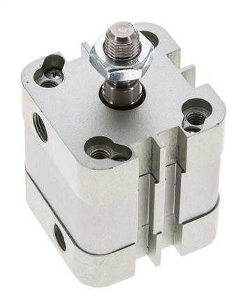 ISO 21287 Compacte Dubbelwerkende Cilinder 32-10mm - Magnetisch - Mannelijke Stang