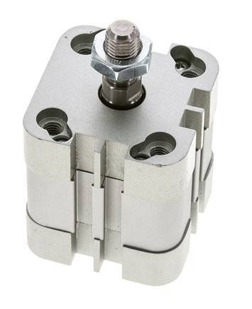 ISO 21287 Compacte Dubbelwerkende Cilinder 32-10mm - Magnetisch - Mannelijke Stang