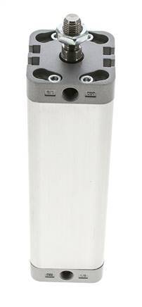 ISO 21287 Compacte Dubbelwerkende Cilinder 32-125mm - Magnetisch - Mannelijke Stang