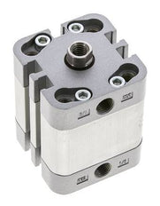 ISO 21287 Compacte Dubbelwerkende Cilinder 32-15mm - Magnetisch