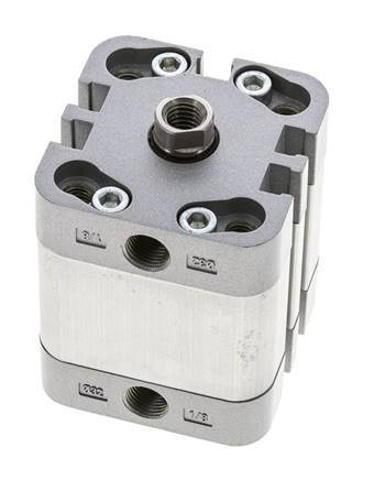 ISO 21287 Compacte Dubbelwerkende Cilinder 32-15mm - Magnetisch