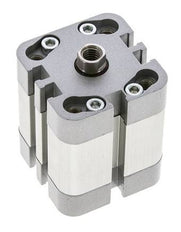 ISO 21287 Compacte Dubbelwerkende Cilinder 32-15mm - Magnetisch
