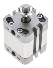ISO 21287 Compacte Dubbelwerkende Cilinder 32-15mm - Magnetisch - Mannelijke Stang