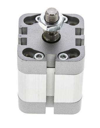 ISO 21287 Compacte Dubbelwerkende Cilinder 32-15mm - Magnetisch - Mannelijke Stang