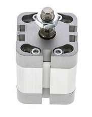 ISO 21287 Compacte Dubbelwerkende Cilinder 32-15mm - Magnetisch - Mannelijke Stang