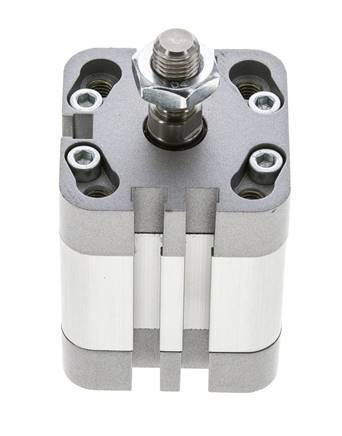 ISO 21287 Compacte Dubbelwerkende Cilinder 32-15mm - Magnetisch - Mannelijke Stang